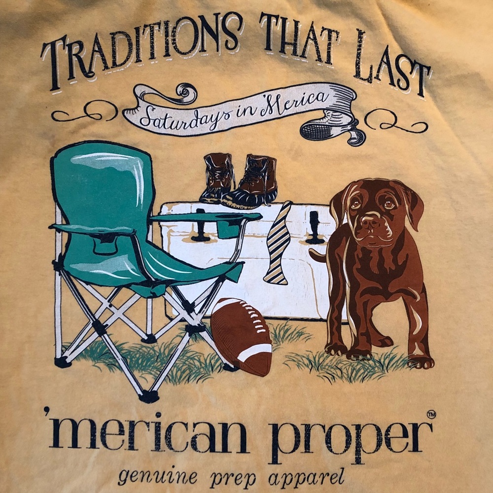 ‘Merican proper shirts